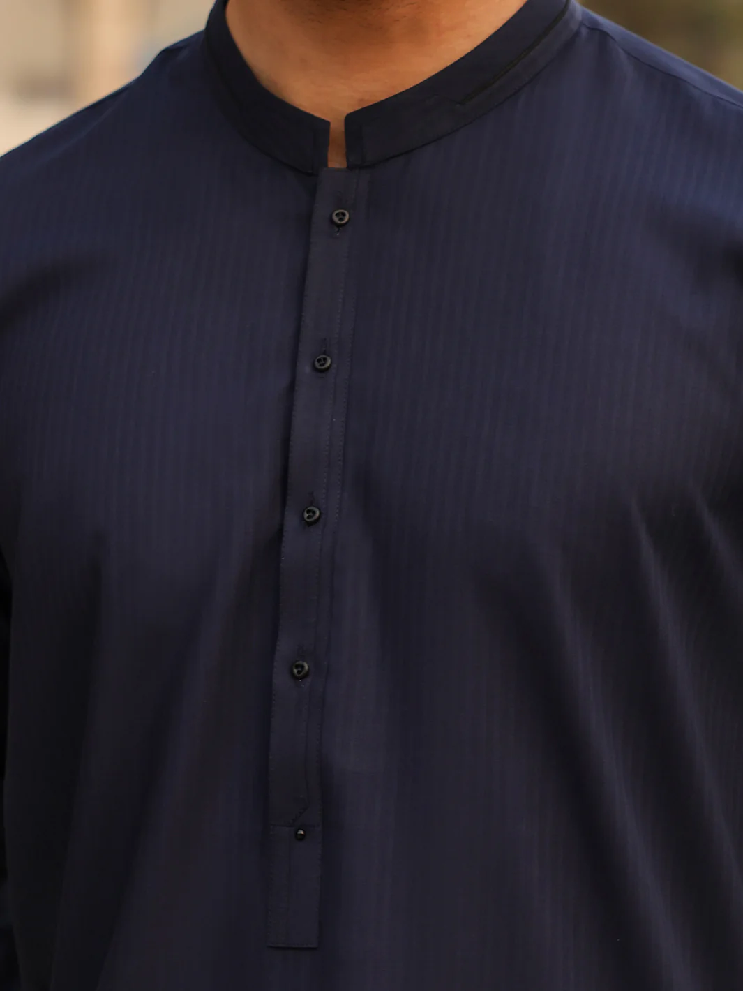 BLUE BLENDED KAMEEZ SHALWAR | AL-KS-3277/AM-6335B - Image 3