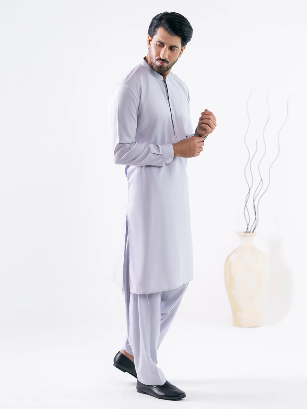 LILAC BLENDED KAMEEZ SHALWAR | AL-KS-3289/AM-6337C - Image 5