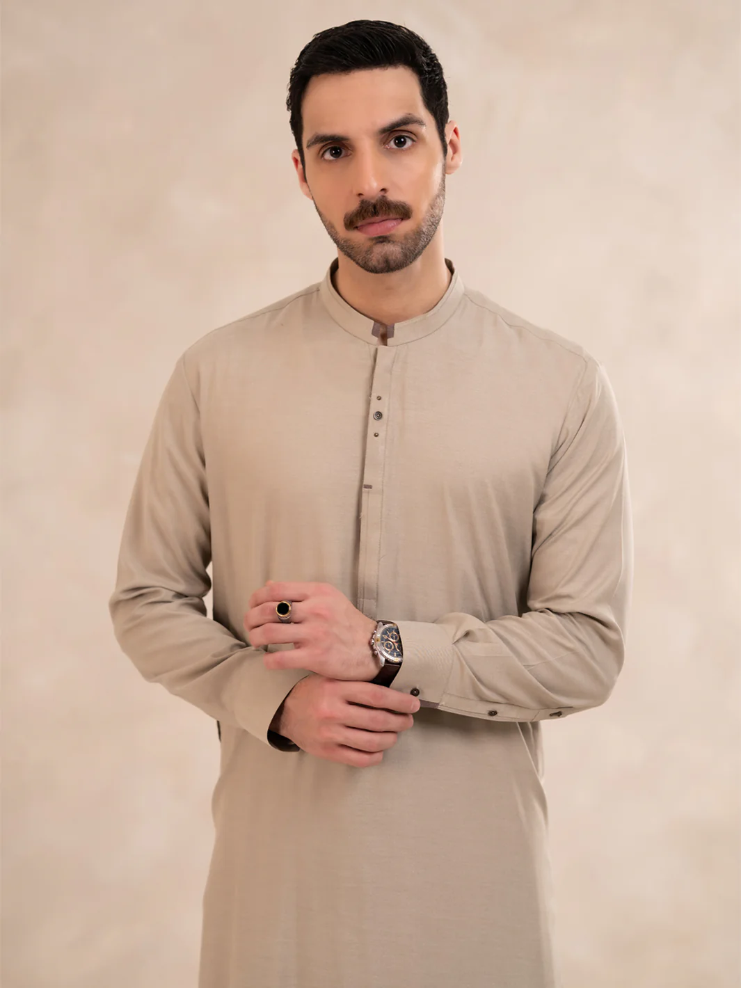 FAWN BLENDED KAMEEZ SHALWAR | AL-KS-3304/AM-6304-A1 - Image 2