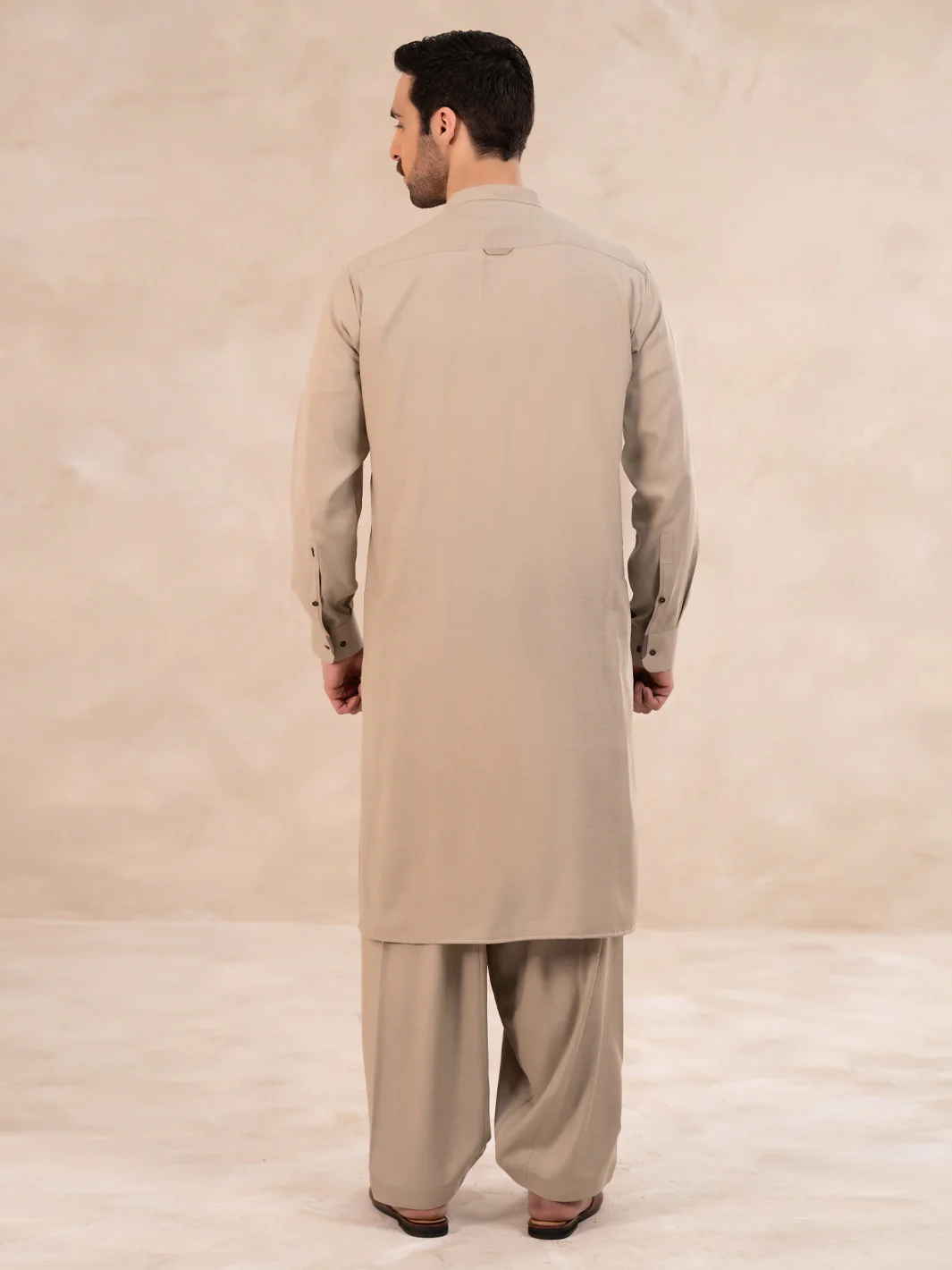 FAWN BLENDED KAMEEZ SHALWAR | AL-KS-3304/AM-6304-A1 - Image 3