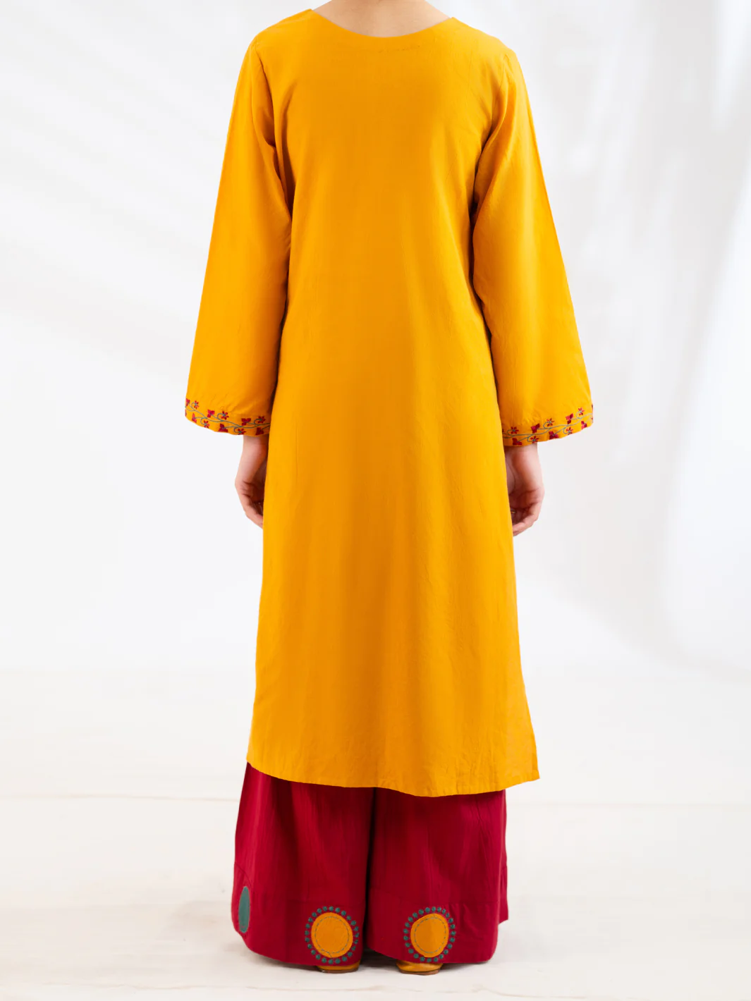 RUST LAWN KURTI | AL-LK-1167/FB-1167A - Image 2