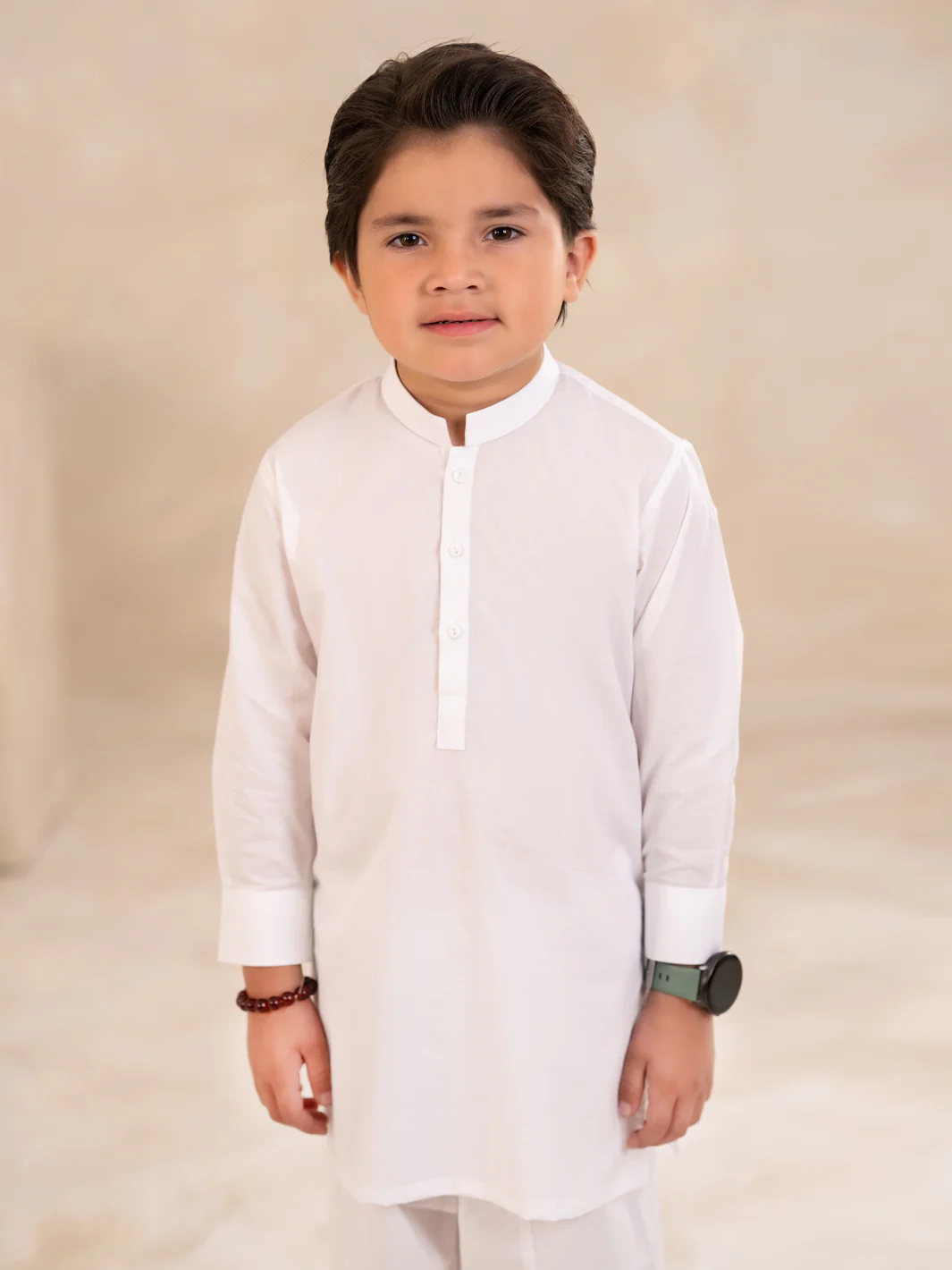 WHITE COTTON KAMEEZ SHALWAR | ALBY-BQ-KS-002/AM-6219A - Image 2