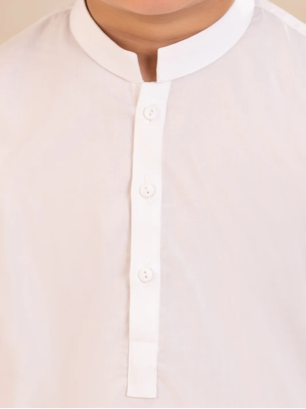 WHITE COTTON KAMEEZ SHALWAR | ALBY-BQ-KS-002/AM-6219A - Image 4