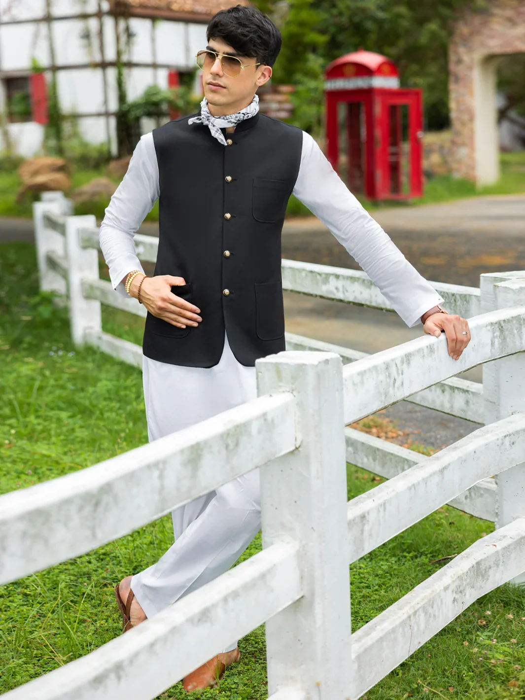 BLACK WAISTCOAT | ALET-WC-1001-R3/AM-15118D - Image 2