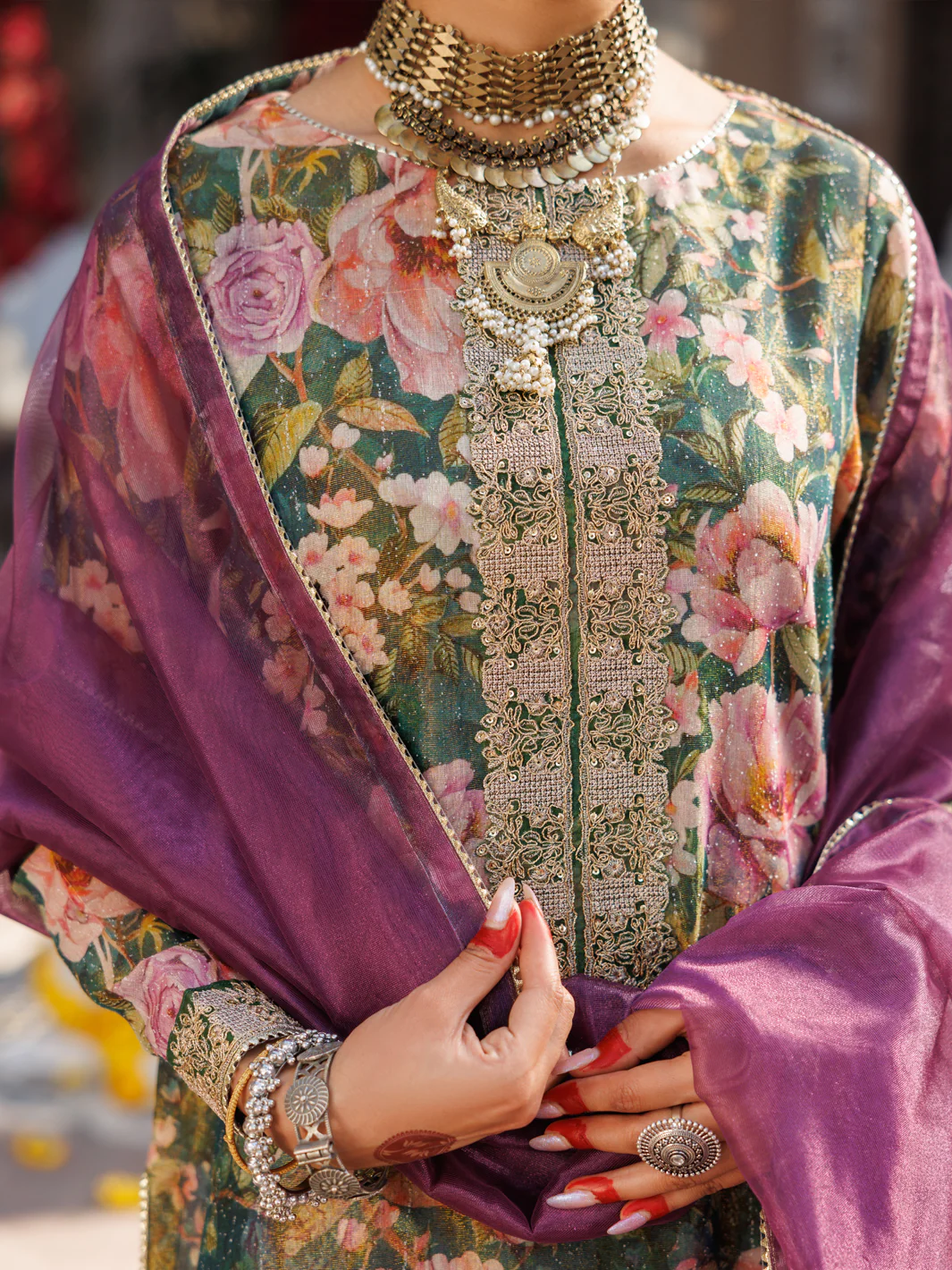 MEHNDI GREEN 3PC STITCHED | ALP-3PS-2173/S FB-2173A - Image 3