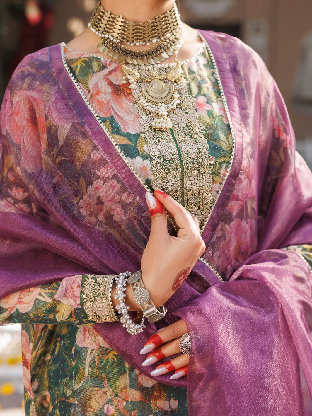 MEHNDI GREEN 3PC STITCHED | ALP-3PS-2173/S FB-2173A - Image 5