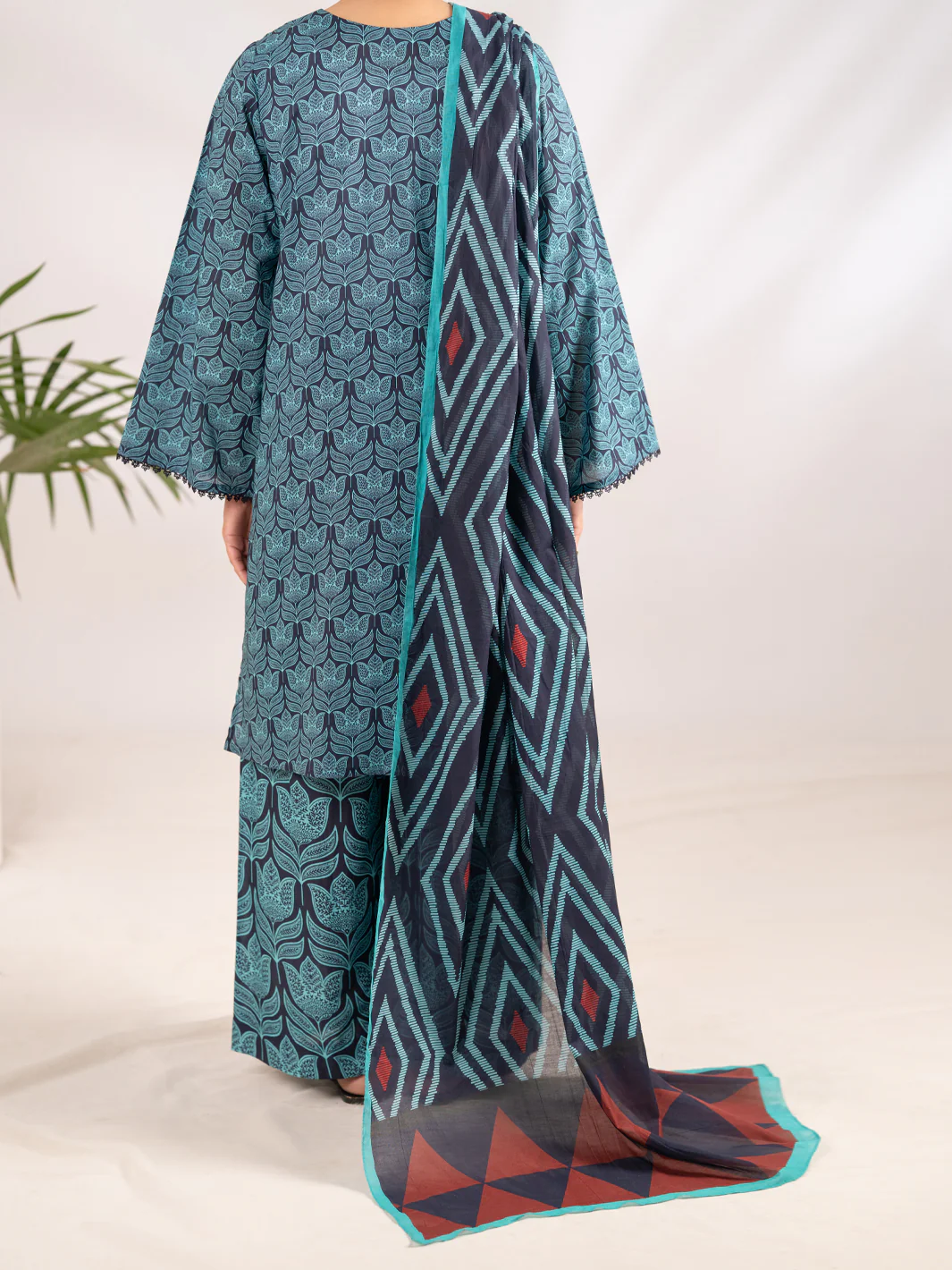 BLUE LAWN 3PC STITCHED | ALP-3PS-2318/S FB-2318A - Image 3