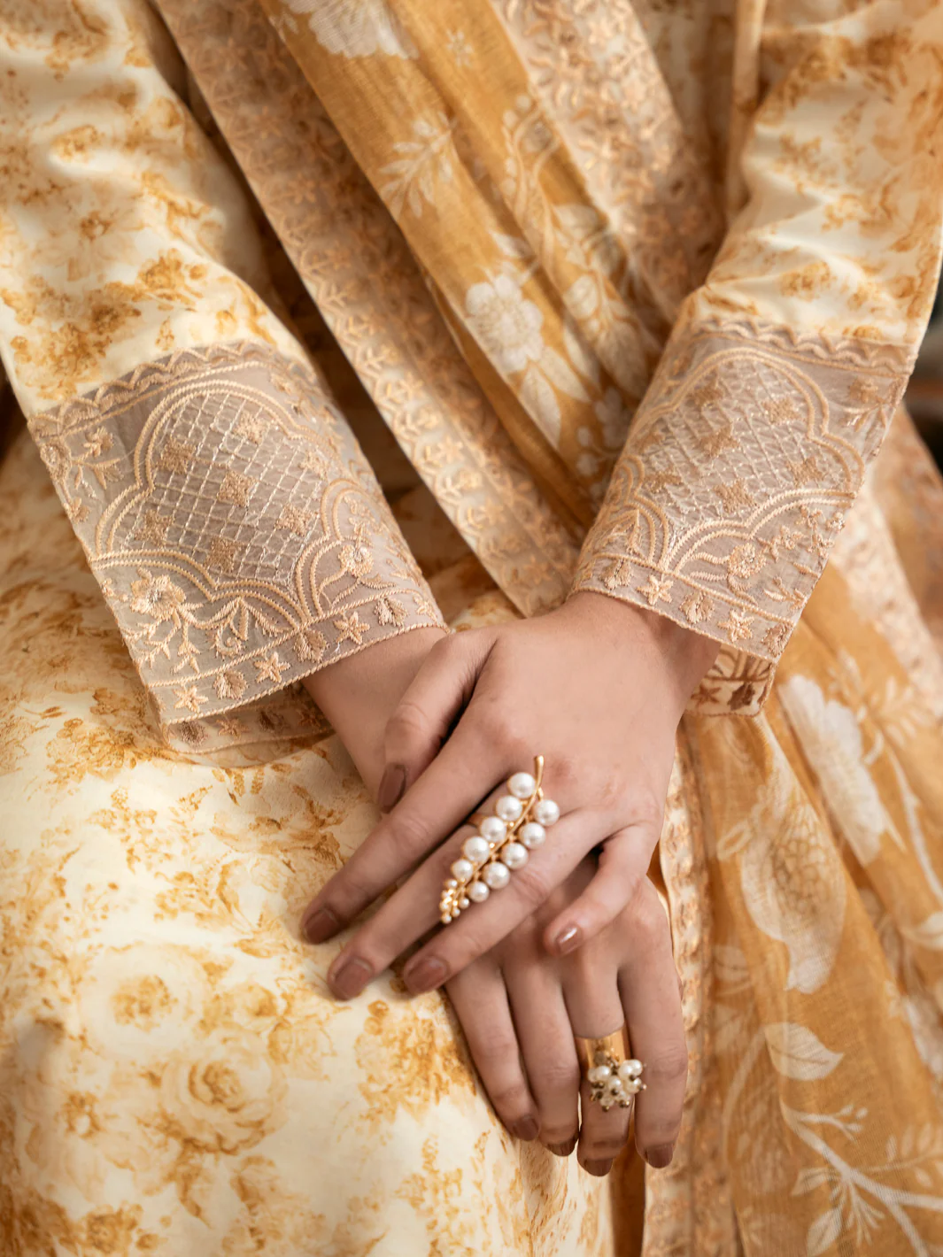 OFF WHITE POLY-LAWN 3PC STITCHED | ALP-3PS-2363/S FB-2363A - Image 5