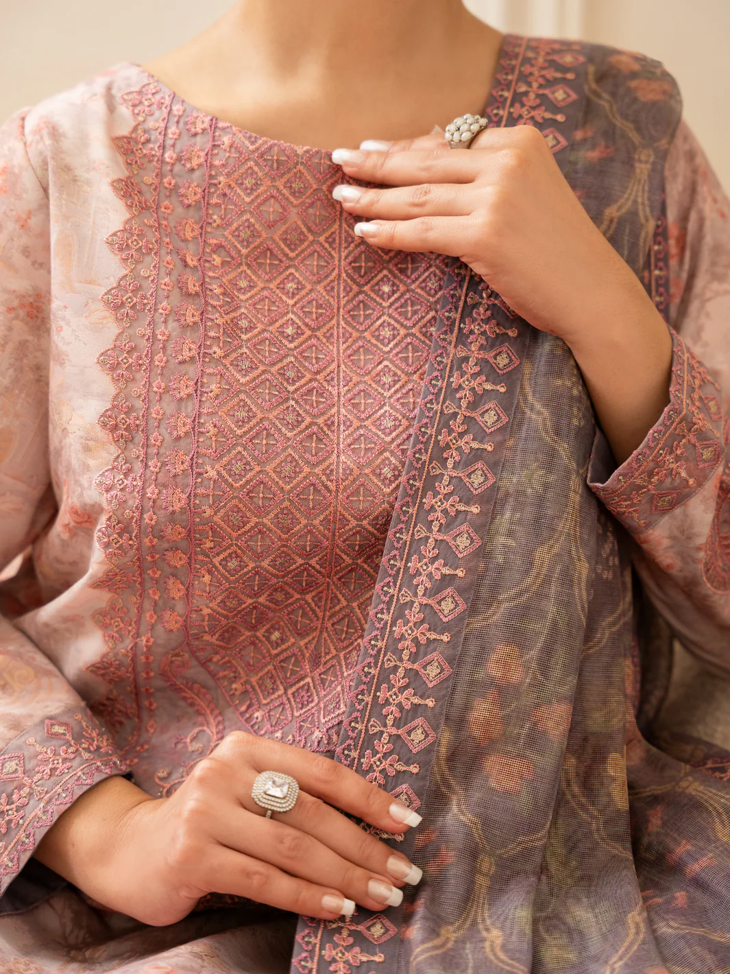LIGHT PINK 3PC STITCHED | ALP-3PS-2364/S FB-2364A - Image 5