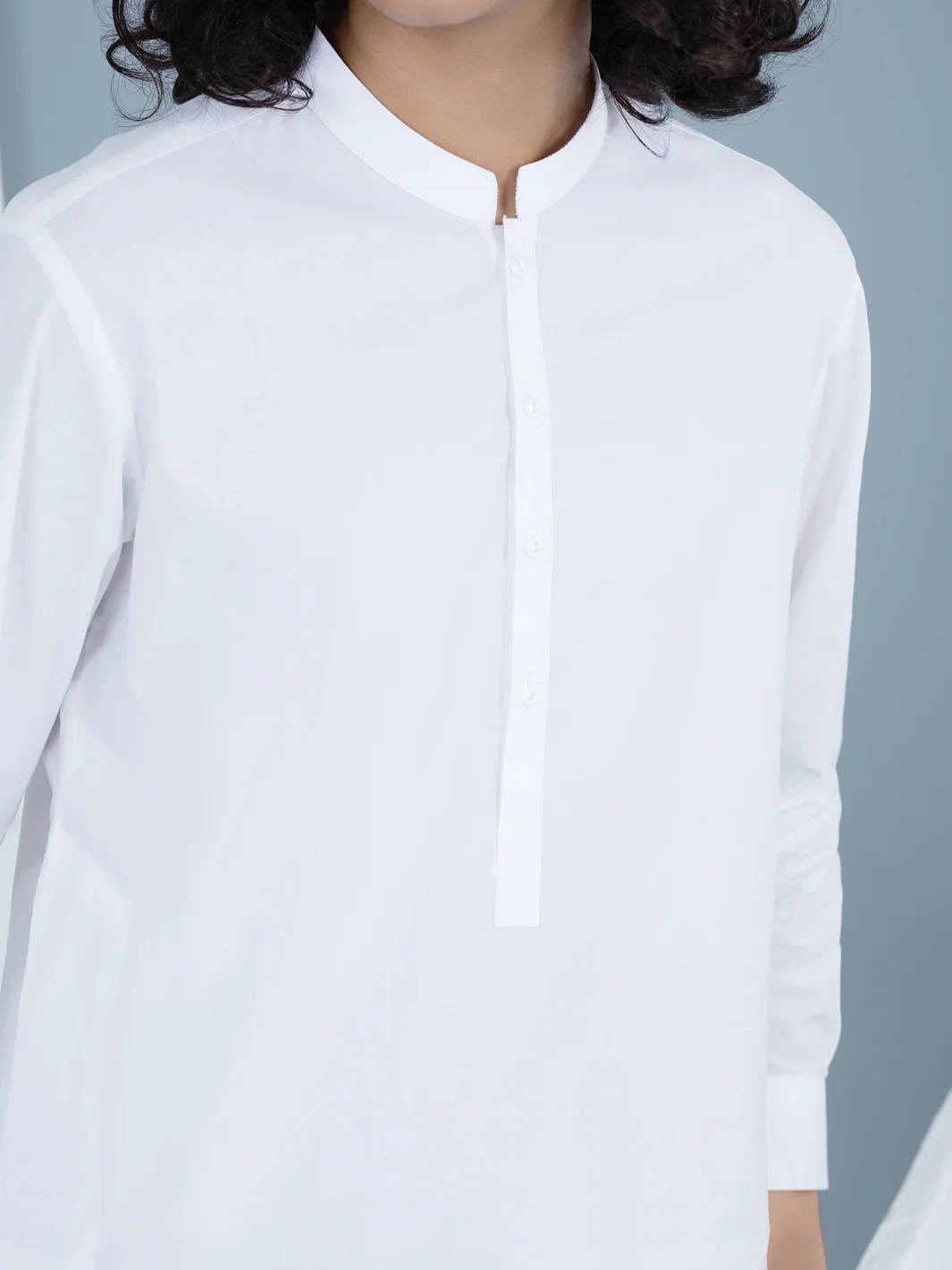 WHITE COTTON KURTA TROUSERS | ALTBQ-KT-001-R2/AM-6220-A1 - Image 3