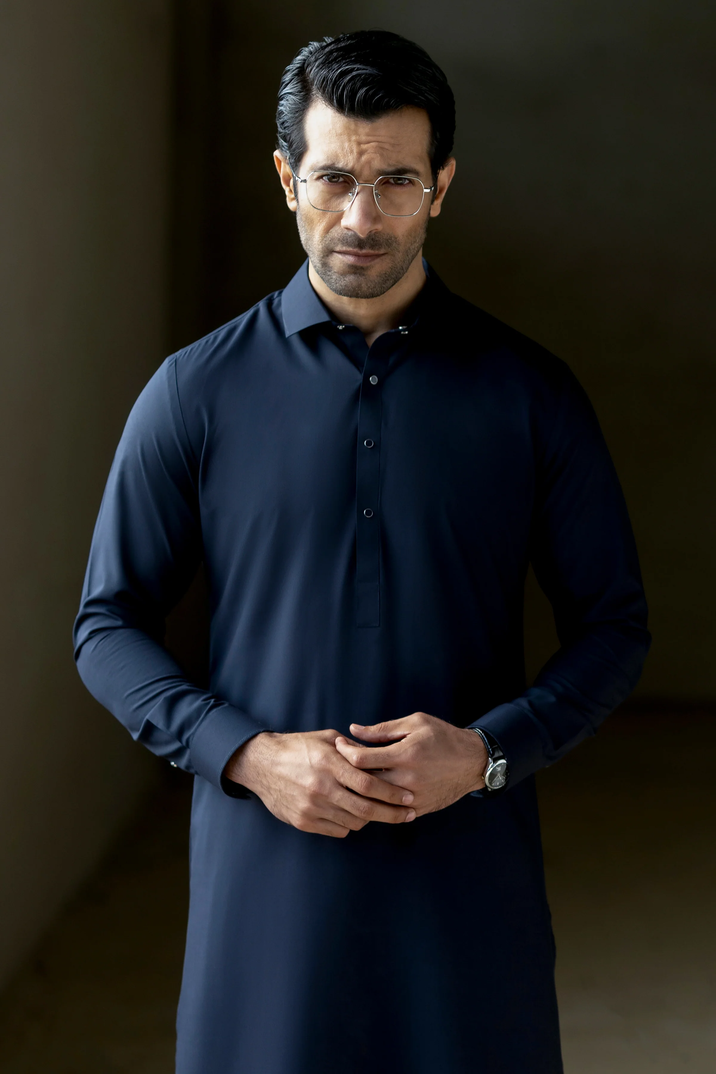 NAVY KAMEEZ SHALWAR | CCMKS-S-39649-A4 - Image 2