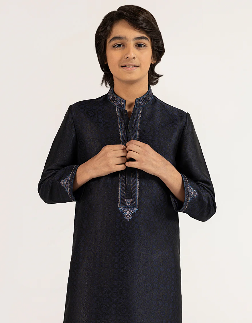 BLUE SPECIAL KURTA | JCK-SP-A-46981/S26/JJ1061-FL - Image 2