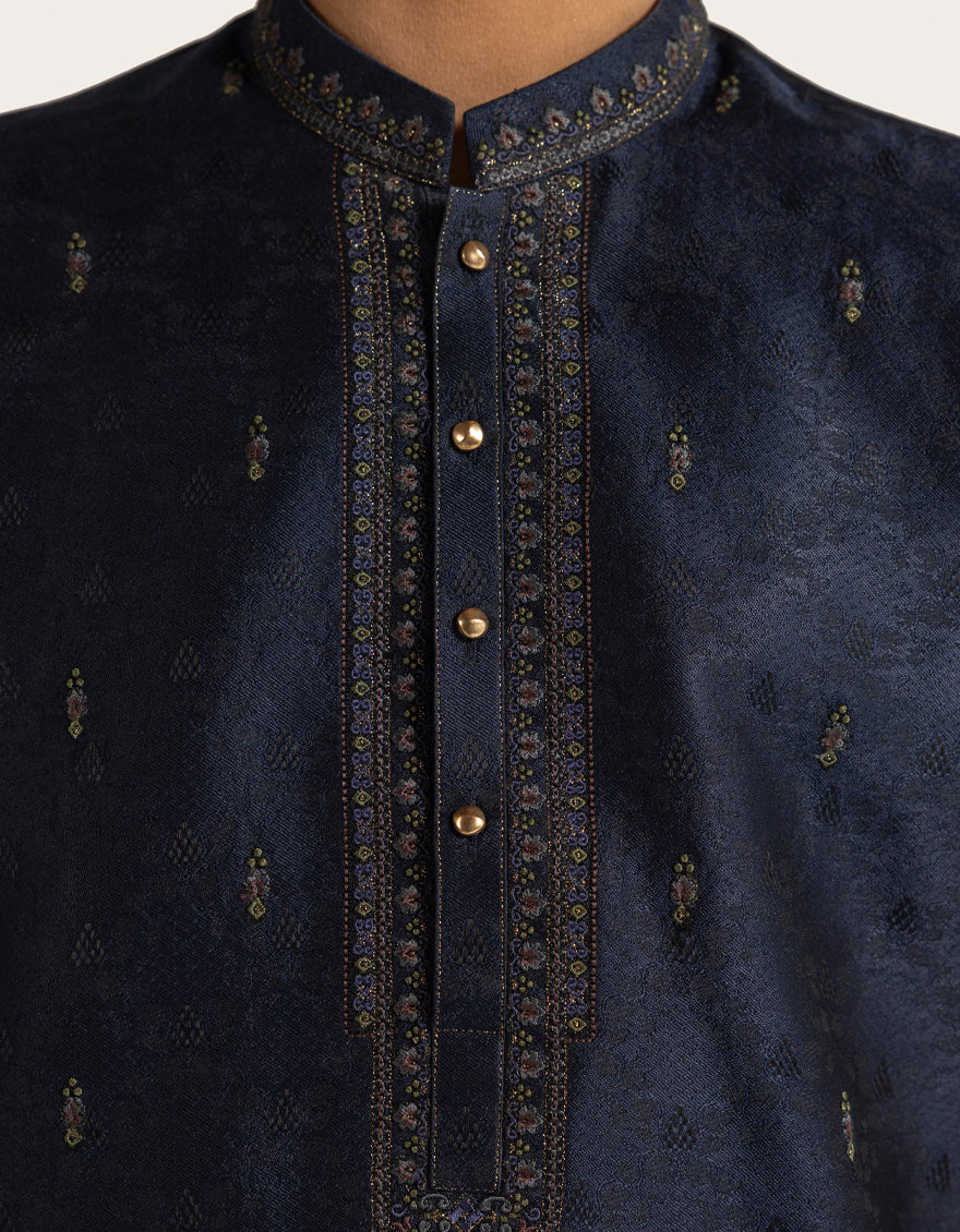 BLUE SPECIAL KURTA | JCK-SP-A-46983/S26/JJ1071-FL - Image 3