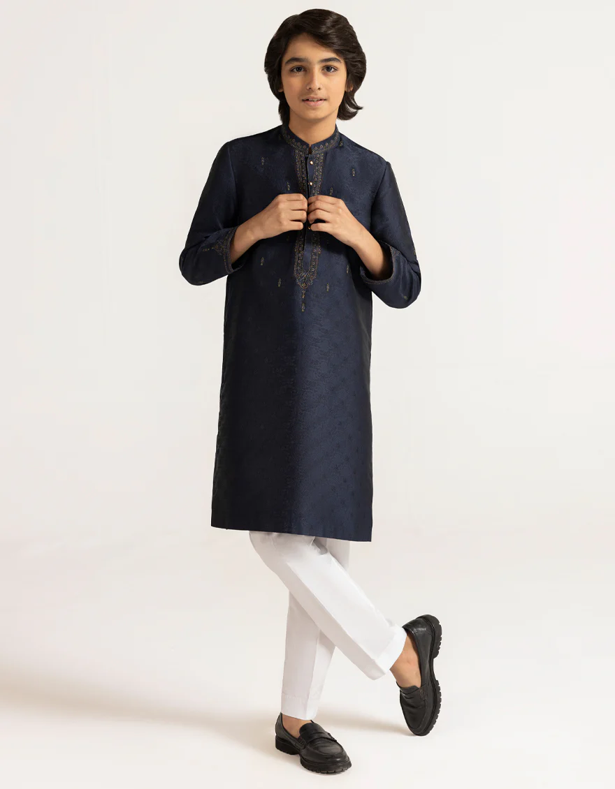 BLUE SPECIAL KURTA | JCK-SP-A-46983/S26/JJ1071-FL - Image 4