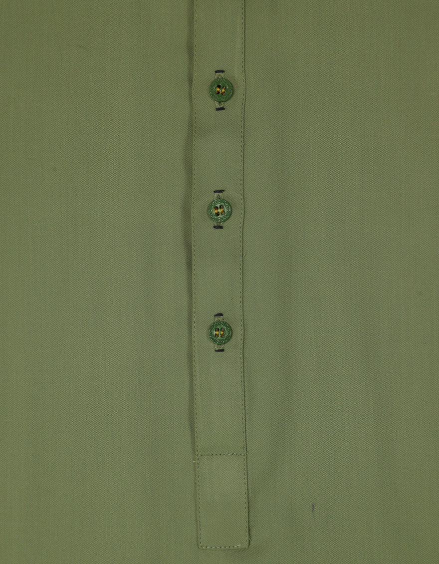 PARROT GREEN KURTA TROUSERS | JCKP-A-39608/S26/JJ10438-CL - Image 3