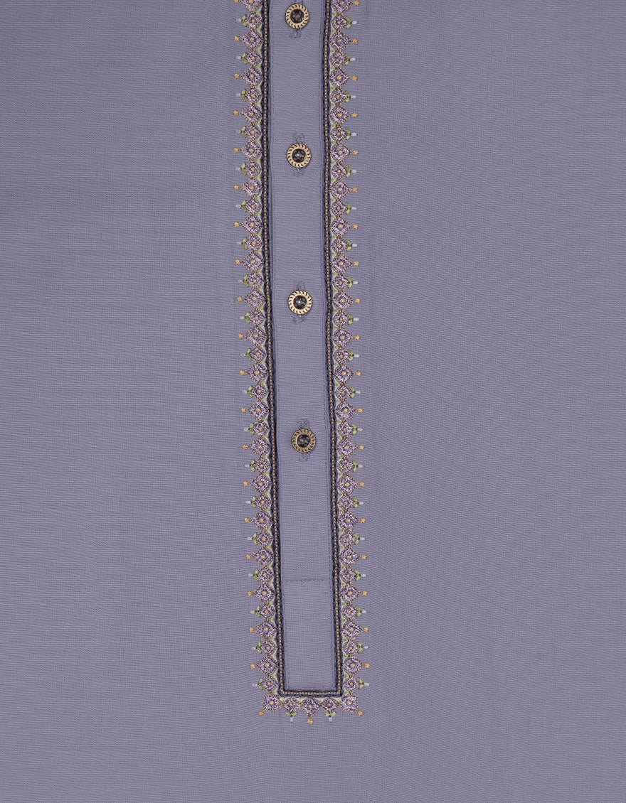 LILAC BLENDED KURTA TROUSERS | JCKP-A-39631/S26/JJ10594-SF - Image 3