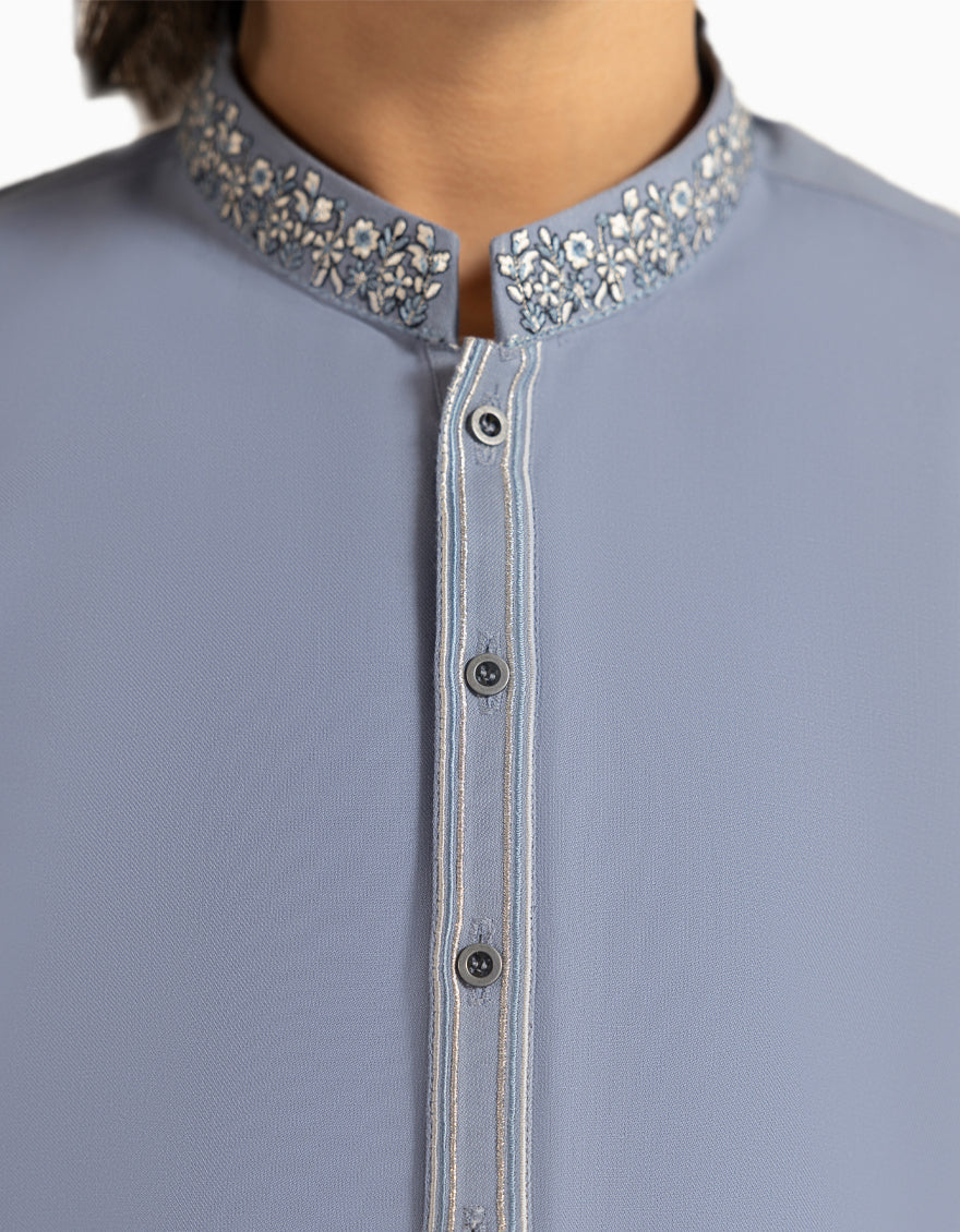INDIGO KAMEEZ SHALWAR | JCKS-A-39589/S26/JJ10431-SF - Image 3