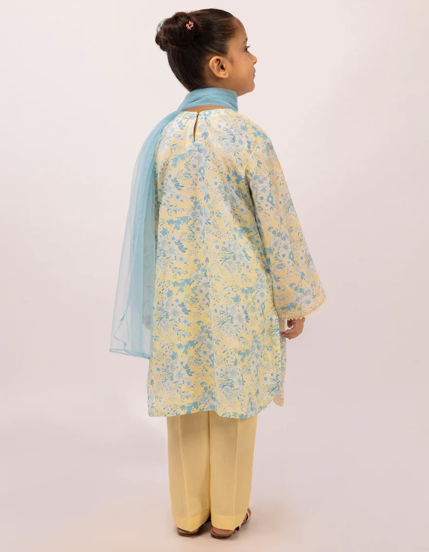 YELLOW DOBBY 3PC STITCHED | JGK-S-JGP-26-1632 FB/FLORISTA-01 - Image 2