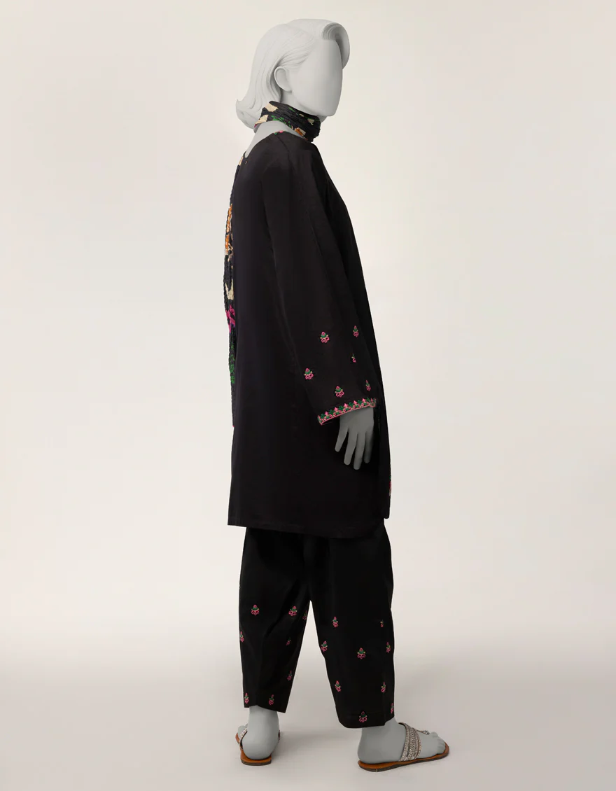 BLACK LAWN 3PC STITCHED | JGK-S-JTP-26-659 FB/AURORA-03 - Image 3