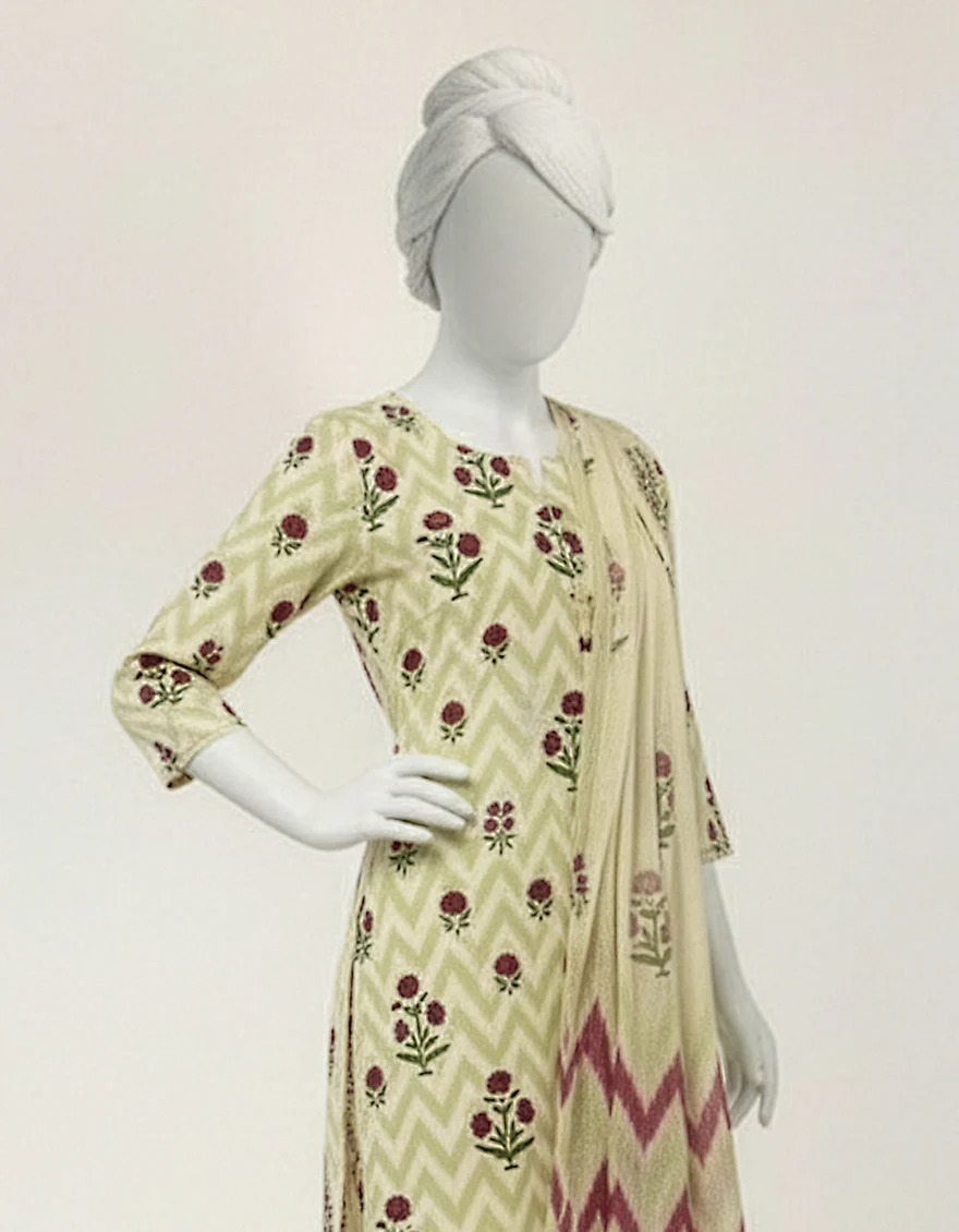MULTICOLOR LAWN 3PC STITCHED | JGK-S-JTP-26-665 FB/GOOD EARTH-1 - Image 2