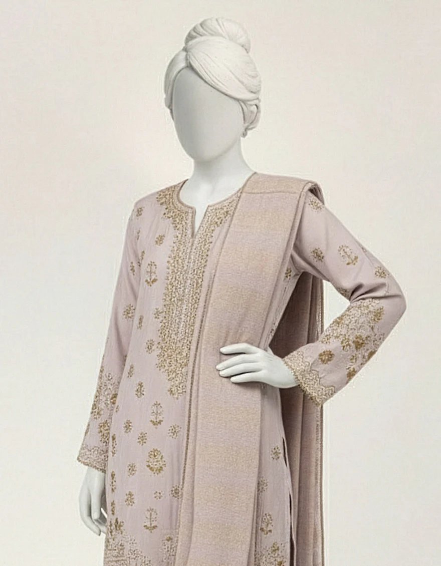 LILAC LAWN 3PC STITCHED | JGK-S-JTP-26-673 FB/MUGHAL BAGH-01 - Image 2