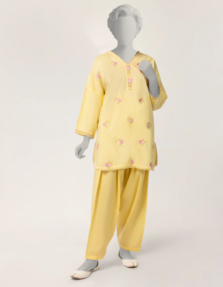 YELLOW LAWN 2PC STITCHED | JGK-S-JTST-26-534 FB/STRIPES-04