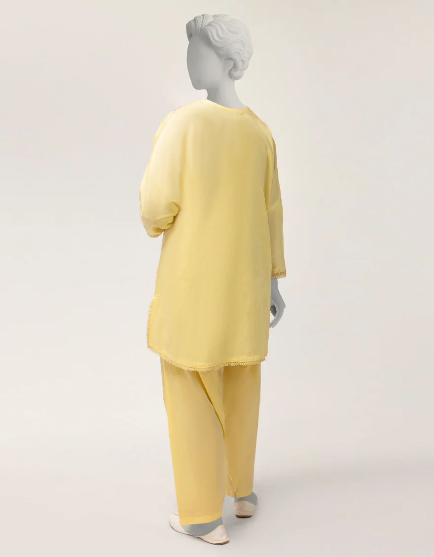 YELLOW LAWN 2PC STITCHED | JGK-S-JTST-26-534 FB/STRIPES-04 - Image 2