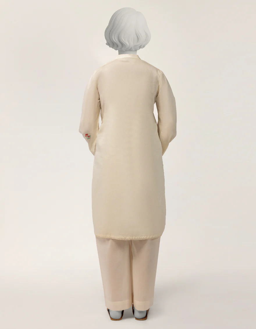 OFF WHITE LAWN 2PC STITCHED | JGK-S-JTST-26-535 FB/STRIPES-05 - Image 2