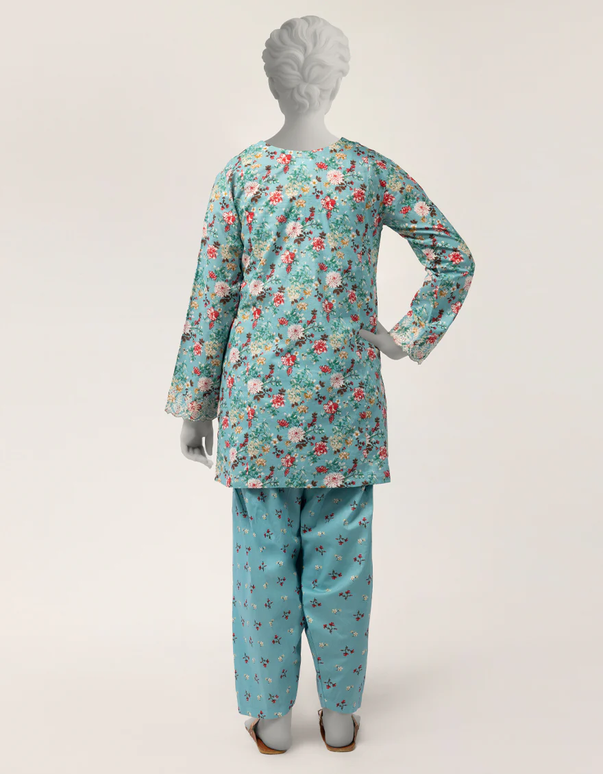 GREEN LAWN 2PC STITCHED | JGK-S-JTST-26-544 FB/SEQUINS-02 - Image 3