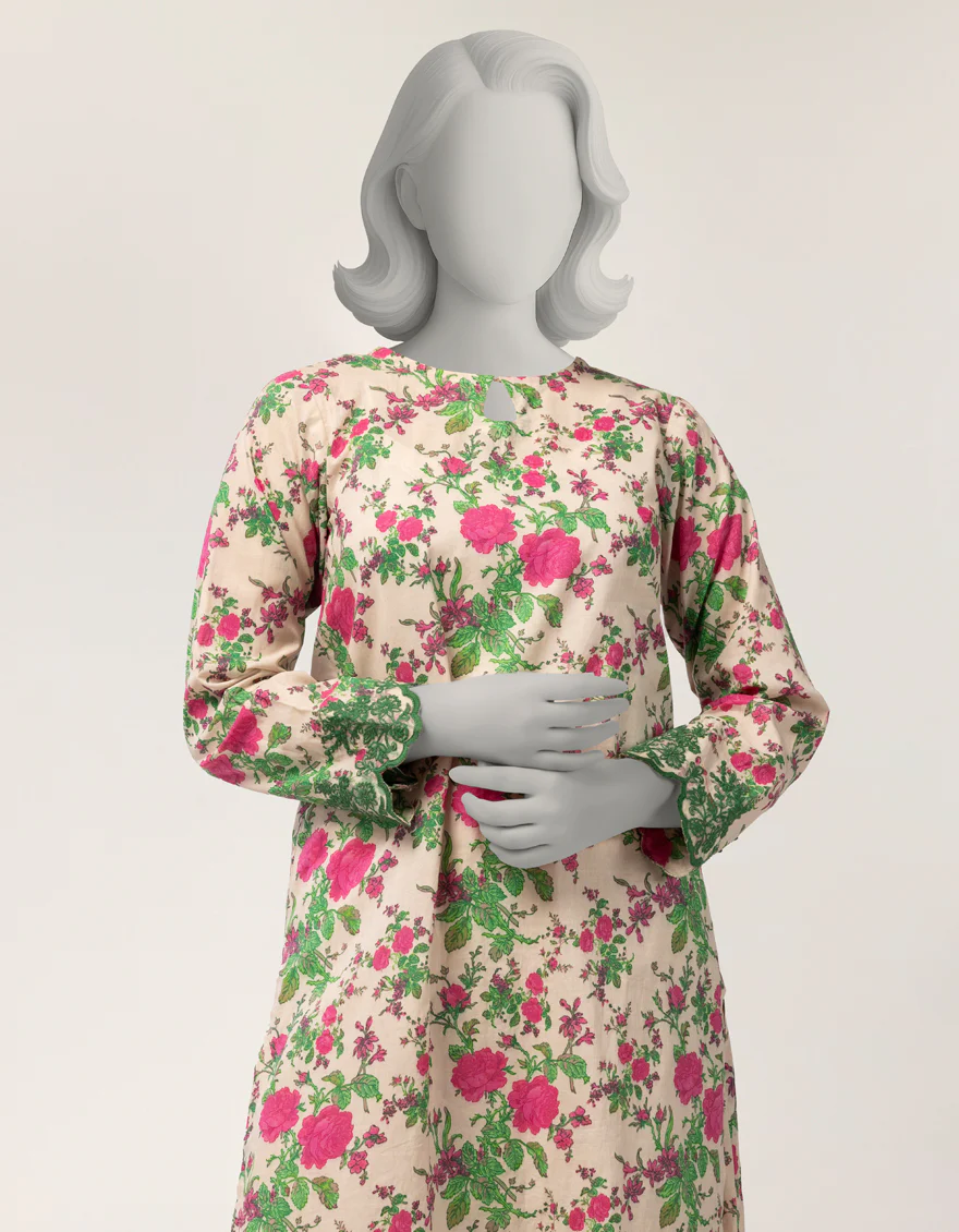 OFF WHITE LAWN 2PC STITCHED | JGK-S-JTST-26-546 FB/SEQUINS-04 - Image 2