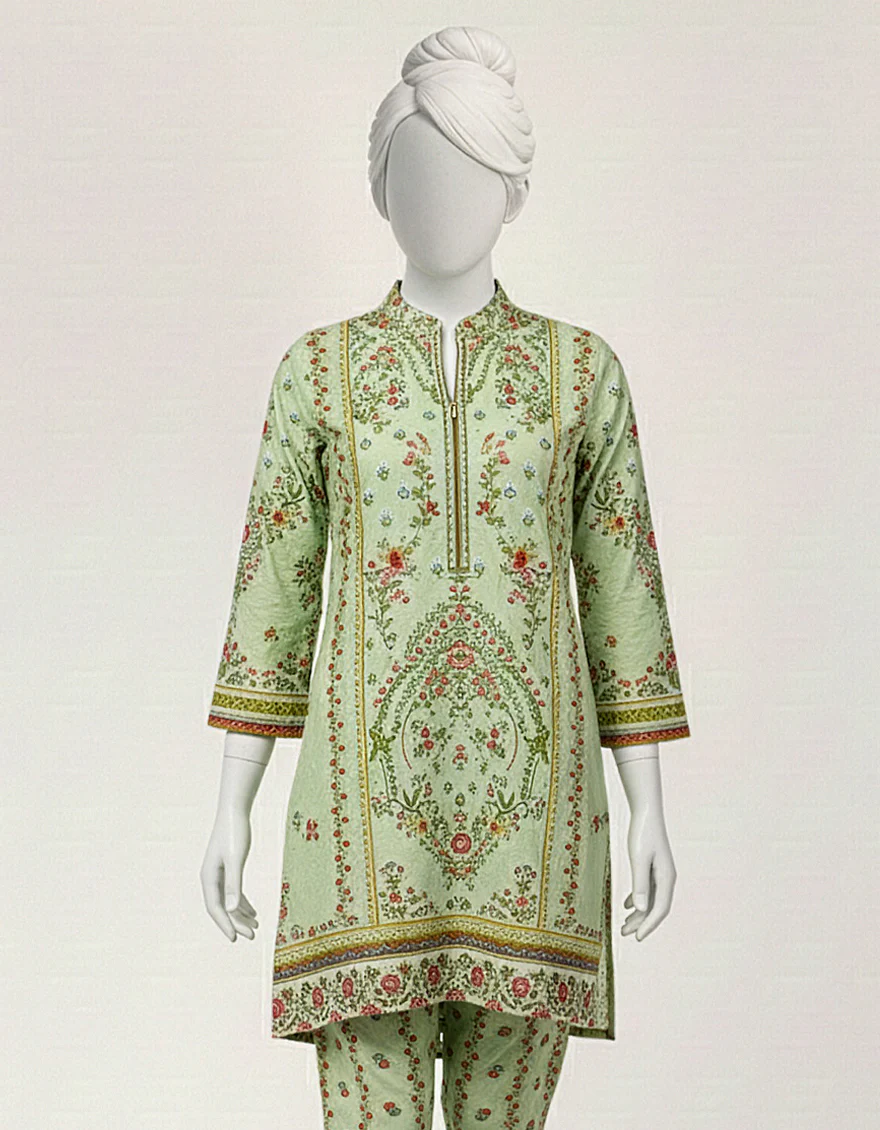 GREEN 2PC STITCHED | JGK-S-JTST-26-564 FB/BLOOM LINE-4 - Image 2