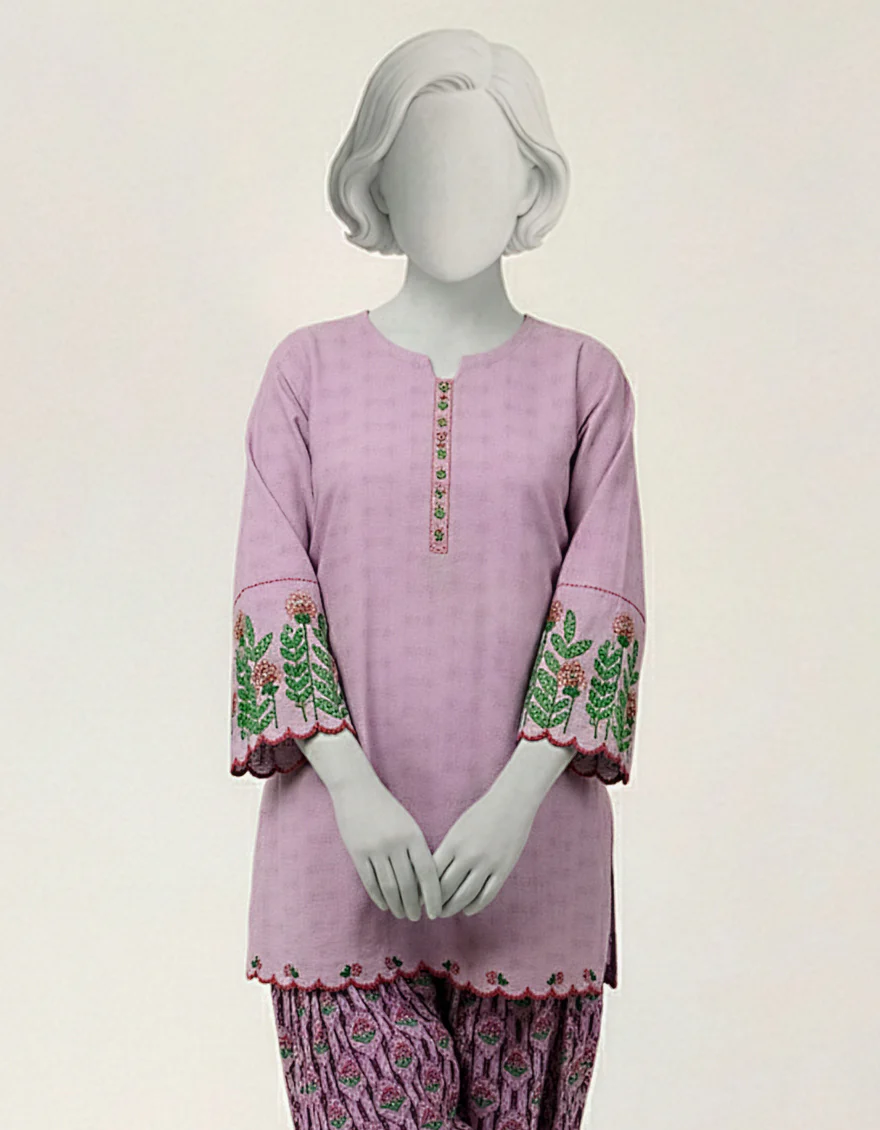 LILAC LAWN 2PC STITCHED | JGK-S-JTST-26-579 FB/PLAY PRINT-03 - Image 2