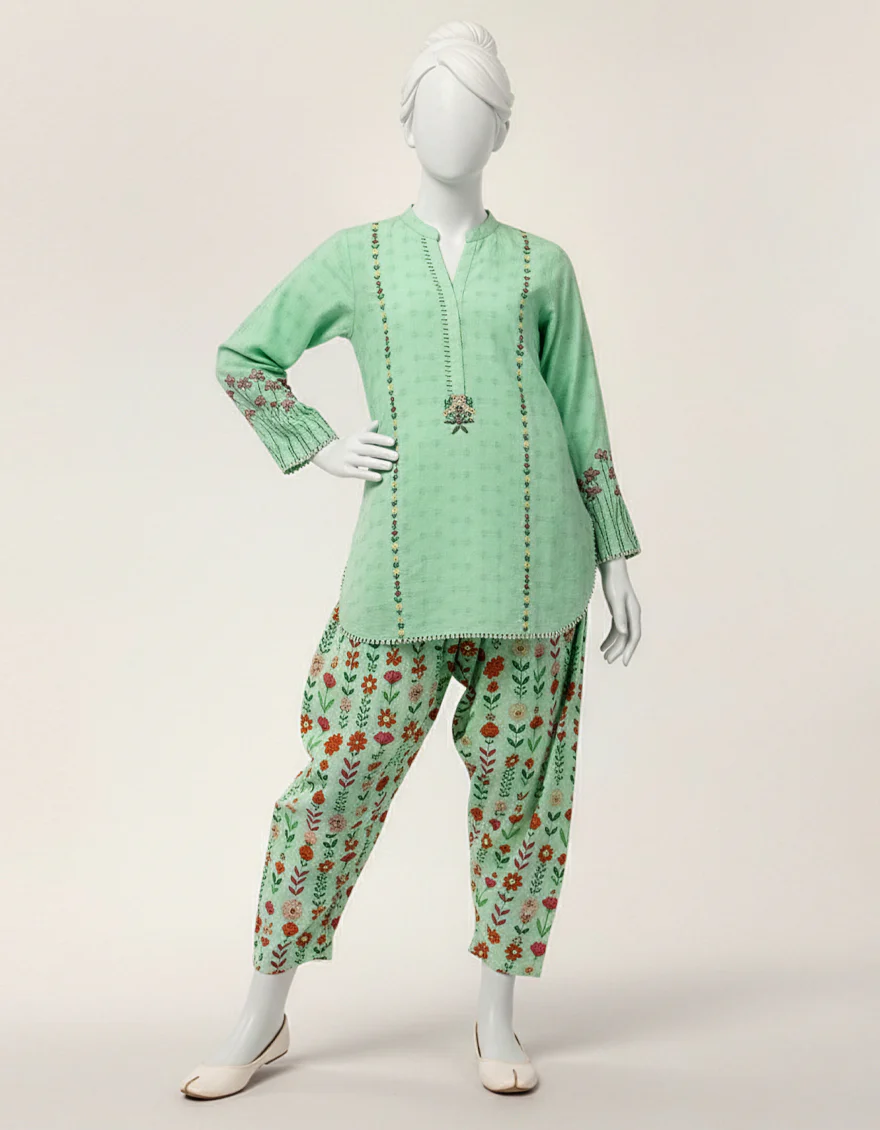 GREEN LAWN 2PC STITCHED | JGK-S-JTST-26-580 FB/PLAY PRINT-04 - Image 3