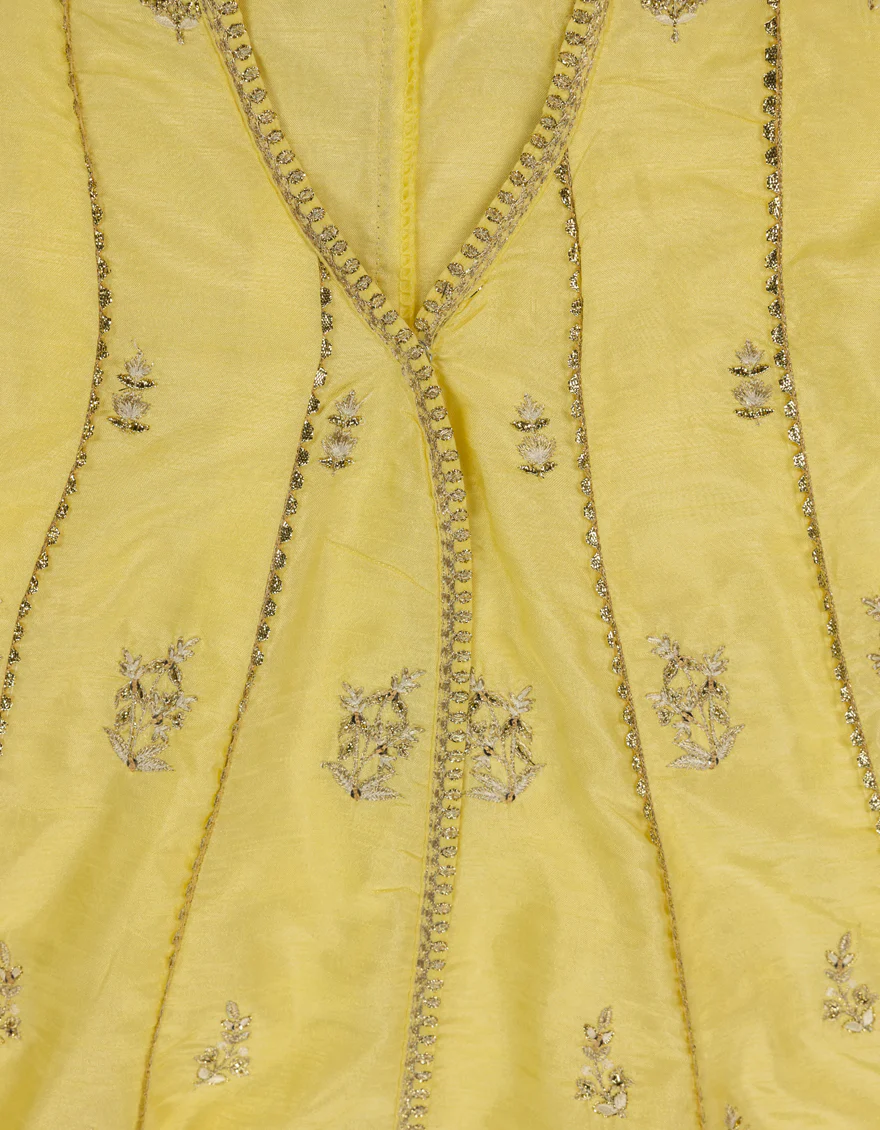 CREAM RAW SILK 3PC STITCHED | JGKL-S-JGF-26-1934 FB/SHIREEN-06 - Image 3