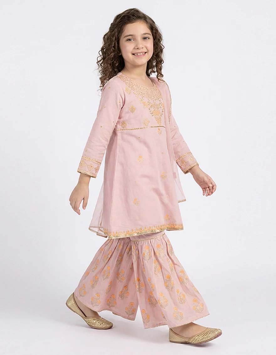 PINK COTTON SILK 3PC STITCHED | JGKL-S-JGF-26-1941 FB/SHIREEN-13 - Image 4