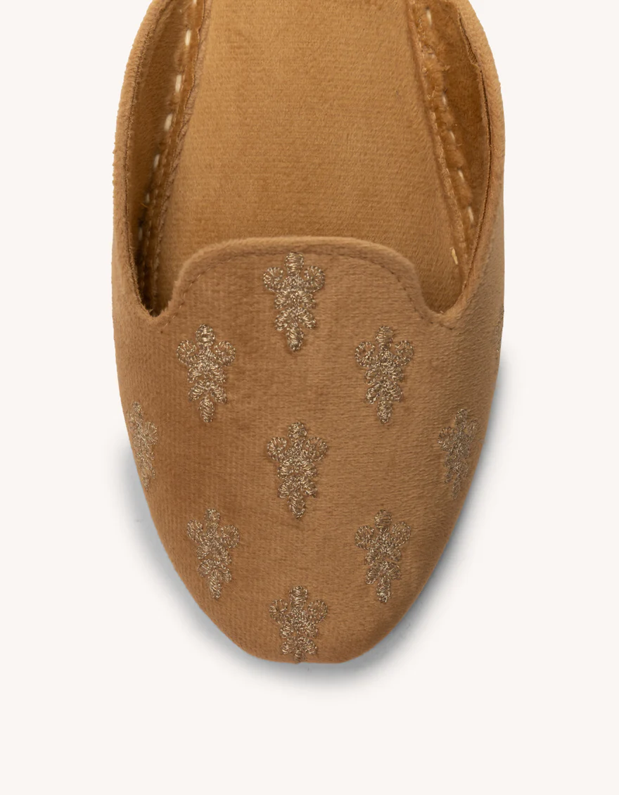 BEIGE SUEDE KHUSSA | JJ-LKH-26-369 FB/SWEAT - Image 2