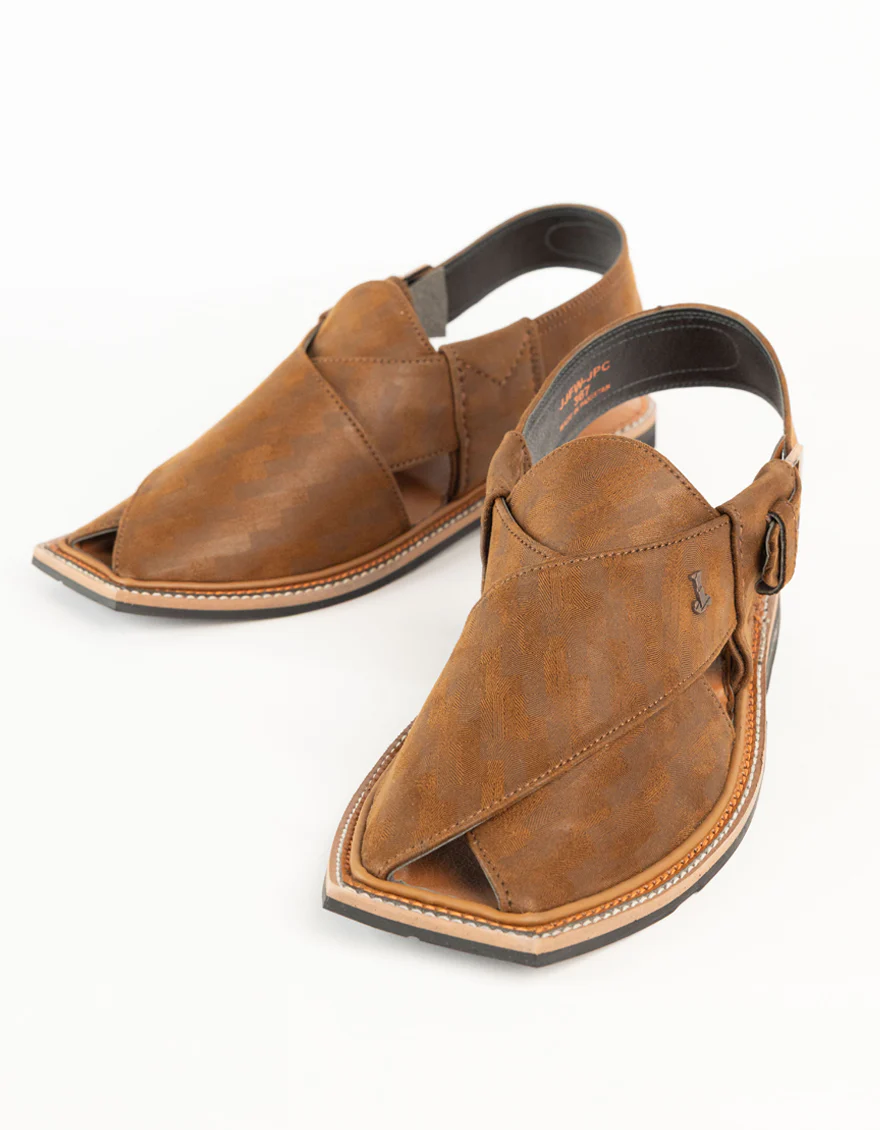 BROWN PESHAWARI SANDAL | JJFW-JPC-367-FR-S25-JJ-6907-A1 - Image 2