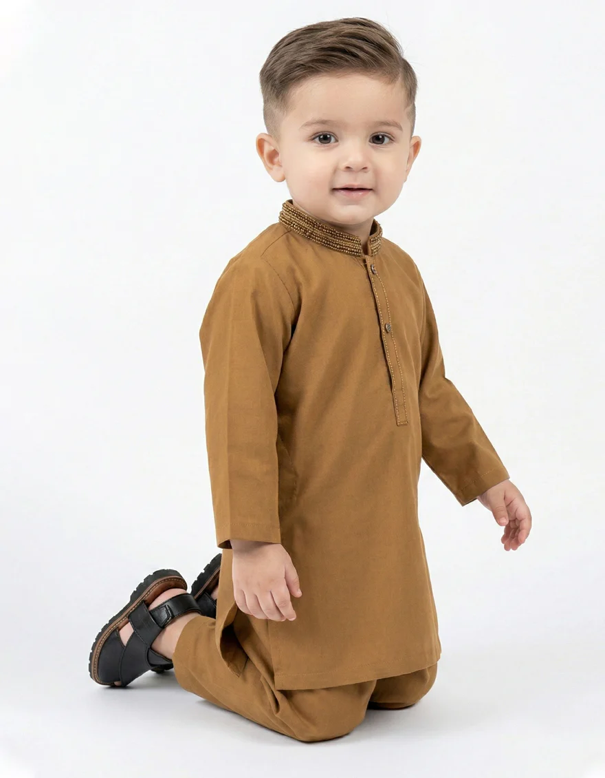 YELLOW KAMEEZ SHALWAR | JJIKS-A-39563/S26/JJ9945-SF - Image 2