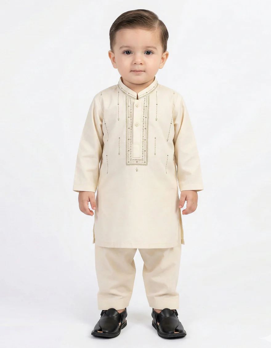 CREAM KAMEEZ SHALWAR | JJIKS-A-42046/S26/JJ10375-SF