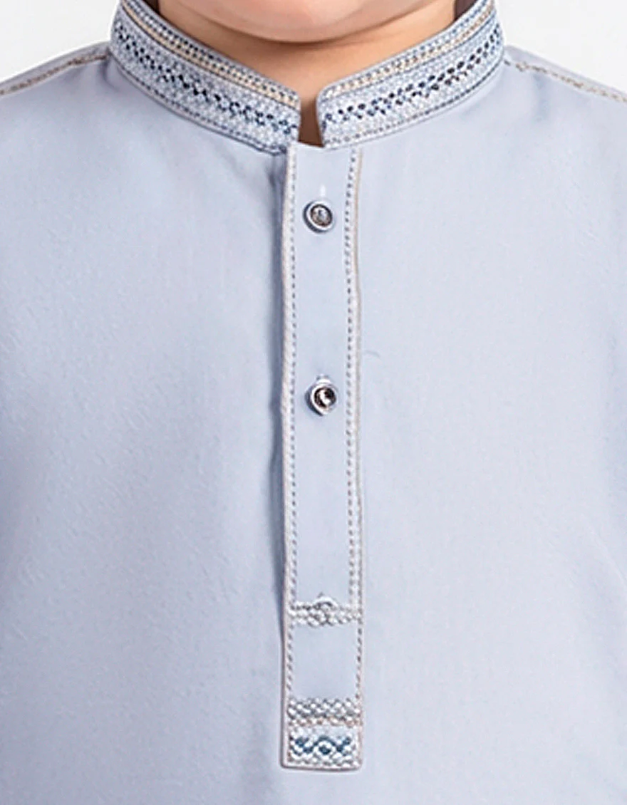 SKY BLUE KAMEEZ SHALWAR | JJIKS-W-39597/S26/JJ10592-SF - Image 3