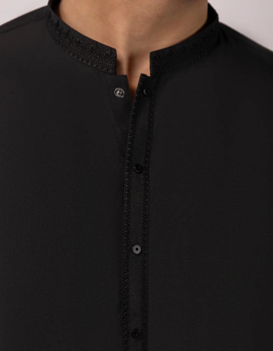 BLACK BLENDED KURTA TROUSERS | JJKP-A-33824/S26/JJ9827-SF - Image 3