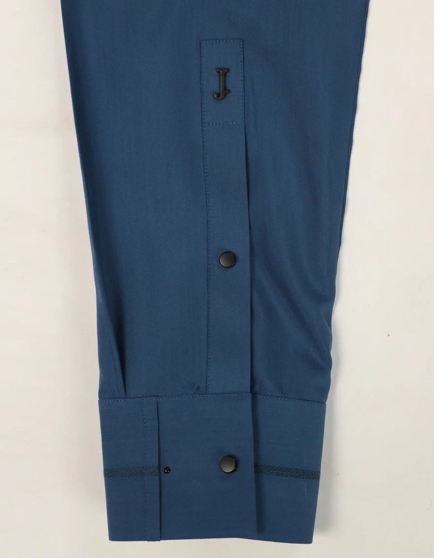 BLUE BLENDED KURTA TROUSERS | JJKP-A-33932/S26/JJ9826-CL - Image 4