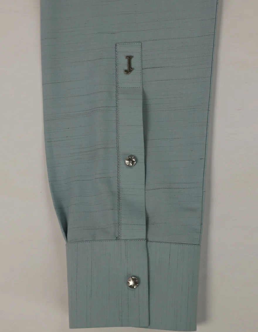 DULL GREEN BLENDED KURTA TROUSERS | JJKP-A-33956/S26/JJ9572-CL - Image 4
