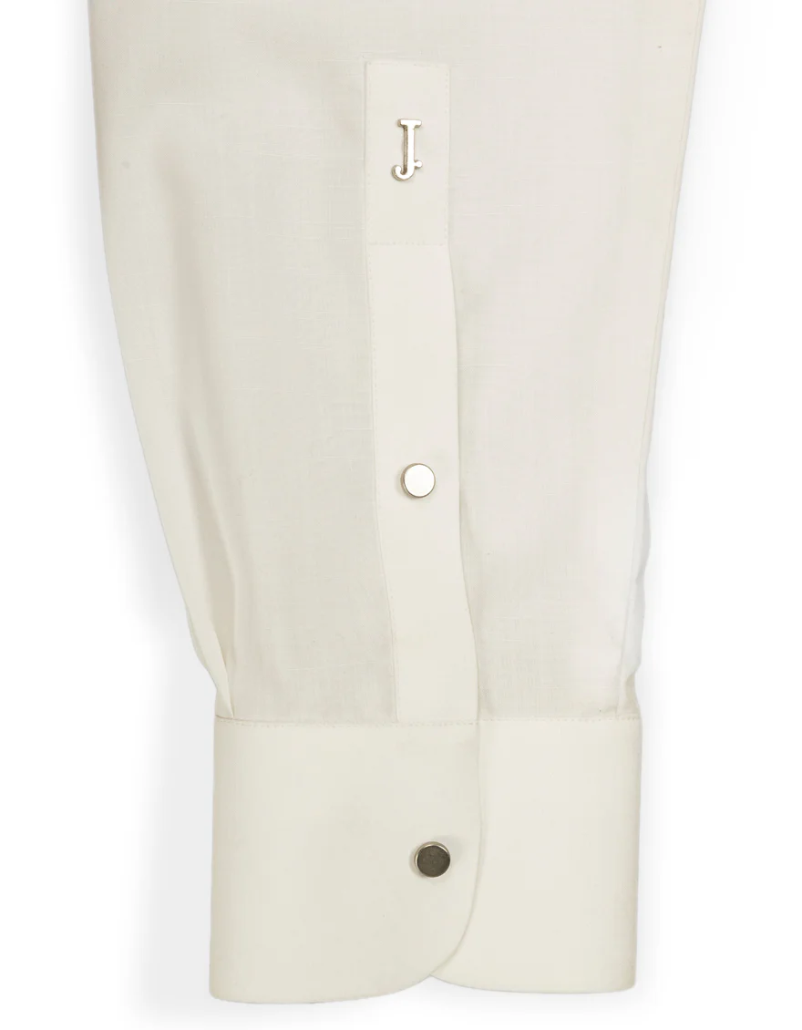 OFF WHITE BLENDED KURTA TROUSERS | JJKP-A-47611/S26/JJ10786-PN - Image 4