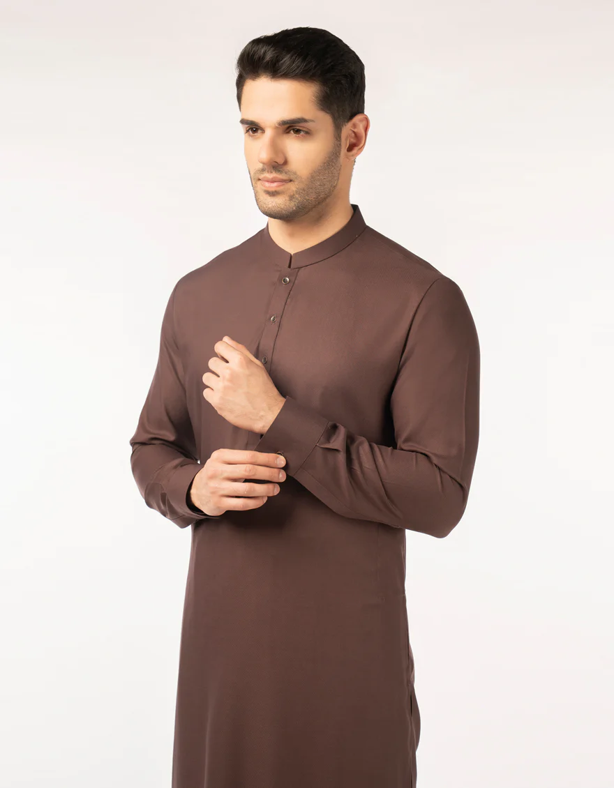 BROWN KURTA TROUSERS | JJKP-A-48504-AP/S26/JJ10551-PN - Image 2