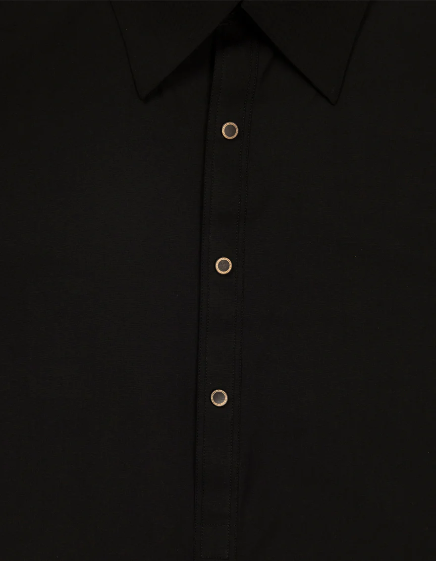 BLACK BLENDED KAMEEZ SHALWAR | JJKS-A-48283-SIG/S25/JJ10119-EX - Image 3