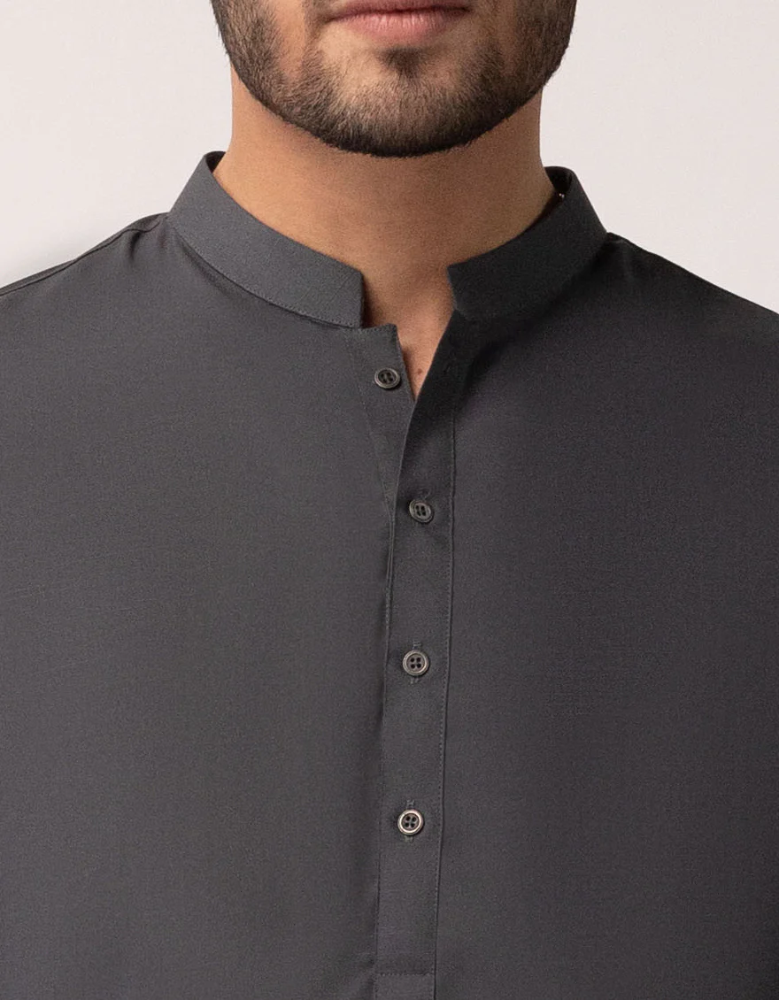 GREY BLENDED KAMEEZ SHALWAR | JJKS-A-49503-AP/S26/JJ10551-PN - Image 3