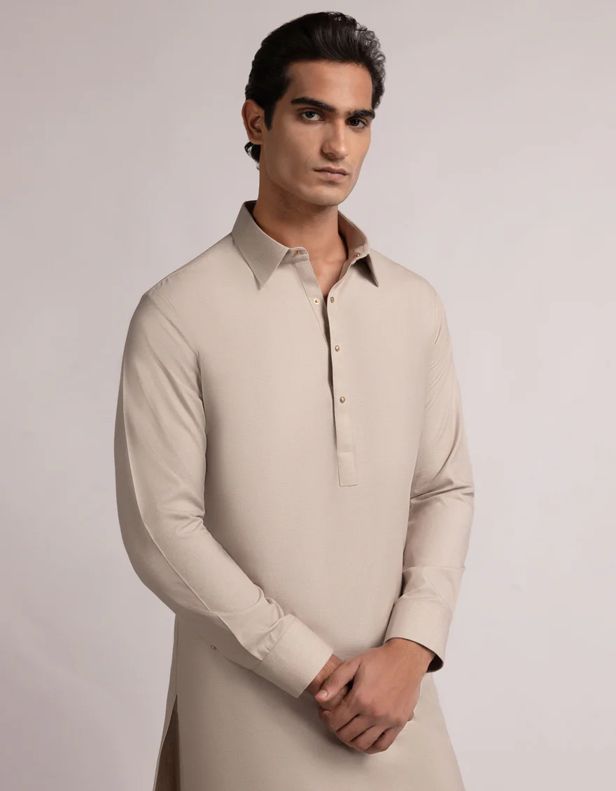 FAWN BLENDED KAMEEZ SHALWAR | JJKS-W-47567/S25/JJ10339-PN - Image 2