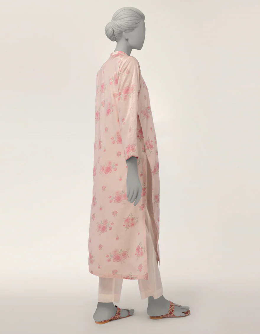 PINK LAWN KURTI | JJLK-S-JSS-26-588 FB/ASSORTMENT-30 - Image 2