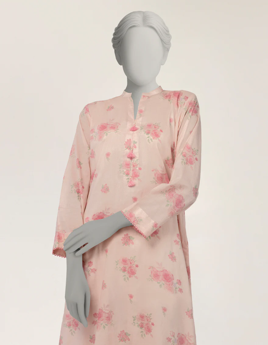 PINK LAWN KURTI | JJLK-S-JSS-26-588 FB/ASSORTMENT-30 - Image 3
